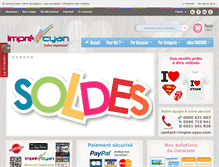 Tablet Screenshot of impre-cyan.com